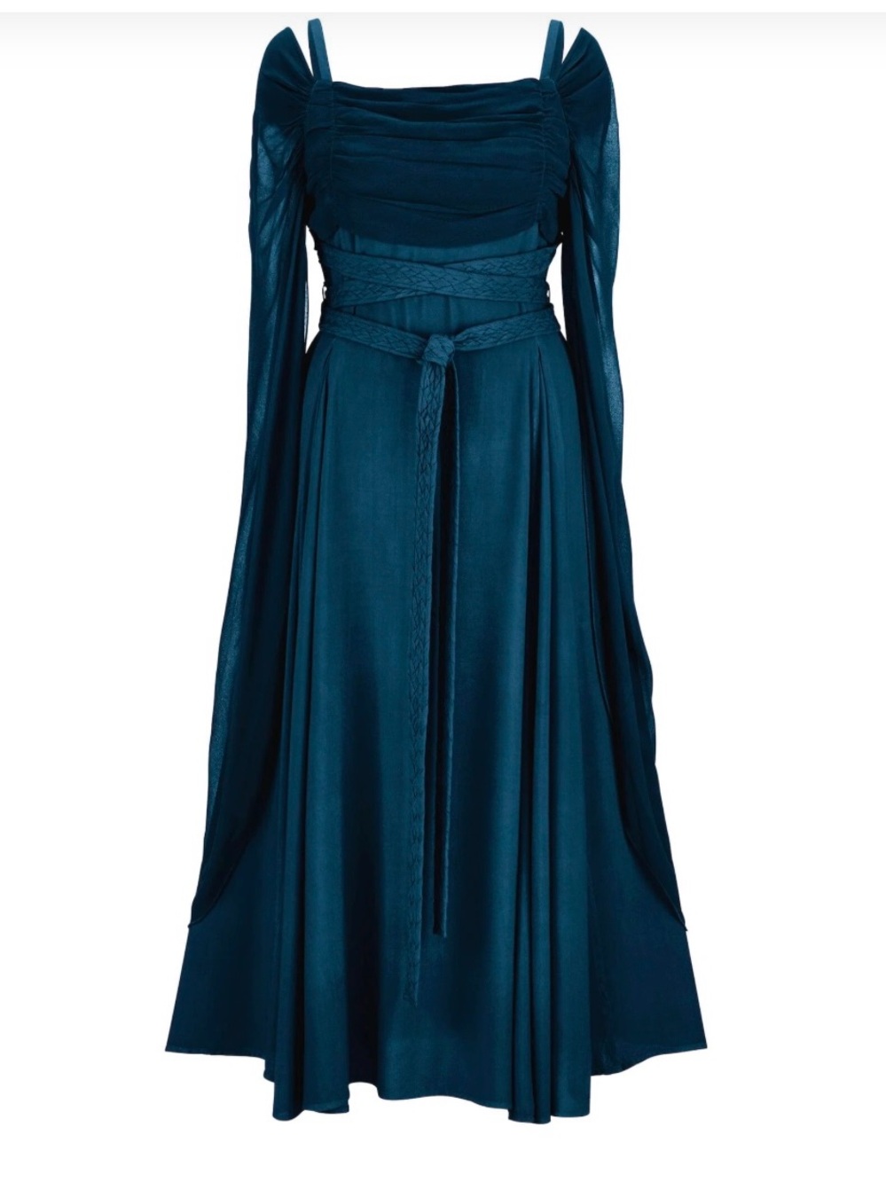 Holy Clothing Demeter Renaissance Medieval Elvish Maxi RenFaire LARP Dress